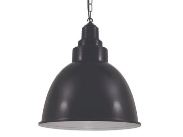 DANICAANS INDUSTRIAL PENDANT LARGE - Handmade powder coated aluminium pendant lamp by mullan lighting - view 2